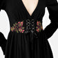 Restyle - Poisoned Petals - Cottagecore Gothic Midi Dress