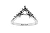 Restyle - Salvation Stacker Ring - Silver Stacker Ring