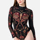 Restyle - Wilderwood - Gothic Mesh Bodysuit