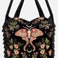 Restyle - Wilderwood - Gothic Velvet Shopper Handbag