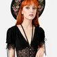 Restyle - Wildflower - Wide Brim Witchy Hat