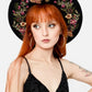 Restyle - Wildflower - Wide Brim Witchy Hat