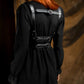Restyle - Hemlock- Gothic Witchy Harness Lace-Up Belt