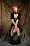 Restyle - Nocturne - Buckle Winged Platform Goth Boots