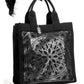Restyle - Rosarium - Gothic Tote Shopper Bag with printed Cathedral Design