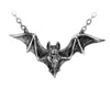 Om Strygia Vampire Bat of Balkan Necklace by Alchemy Gothic