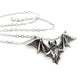 Om Strygia Vampire Bat of Balkan Necklace by Alchemy Gothic