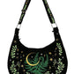 Restyle - HERBAL Hobo Bag Fern Embroidery - Work / Travel Bag - Wild Star Hearts 