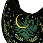 Restyle - HERBAL Hobo Bag Fern Embroidery - Work / Travel Bag - Wild Star Hearts 