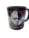 WSH - Frankensteins Monster and Bride - Made For Eachother - 11oz Ceramic Mug Pink Font (Copy)
